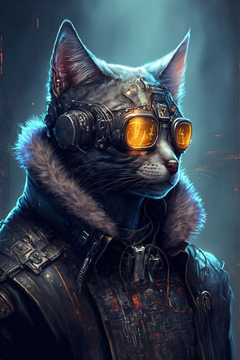 cyberpunk cat ears